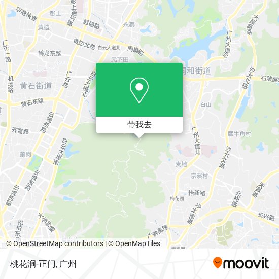 桃花涧-正门地图