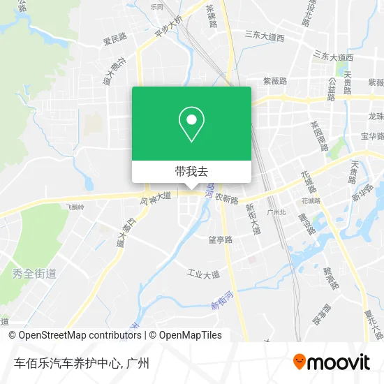 车佰乐汽车养护中心地图