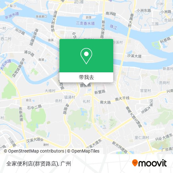 全家便利店(群贤路店)地图