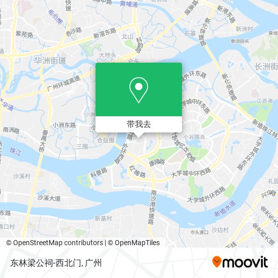 东林梁公祠-西北门地图