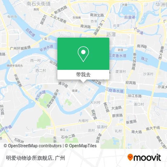 明爱动物诊所旗舰店地图