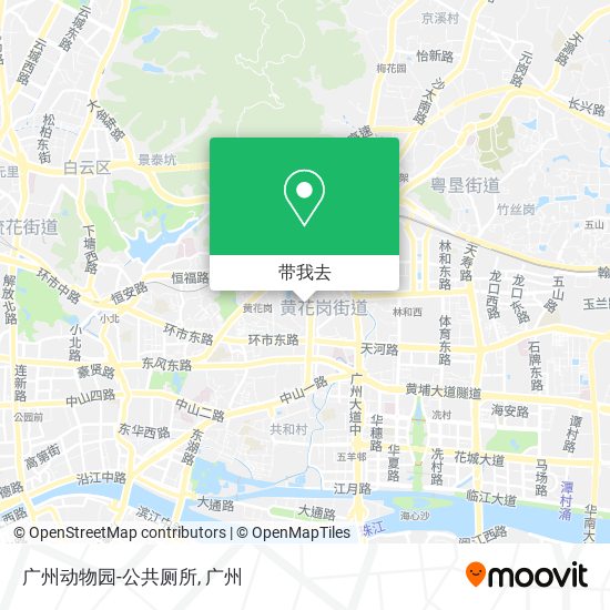 广州动物园-公共厕所地图