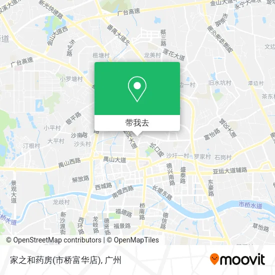 家之和药房(市桥富华店)地图