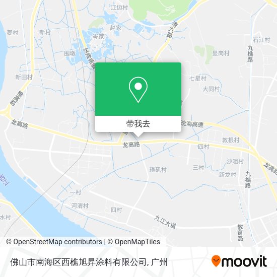 佛山市南海区西樵旭昇涂料有限公司地图