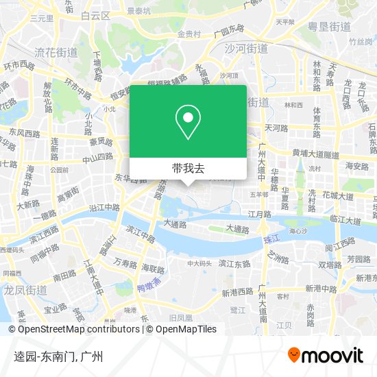 逵园-东南门地图