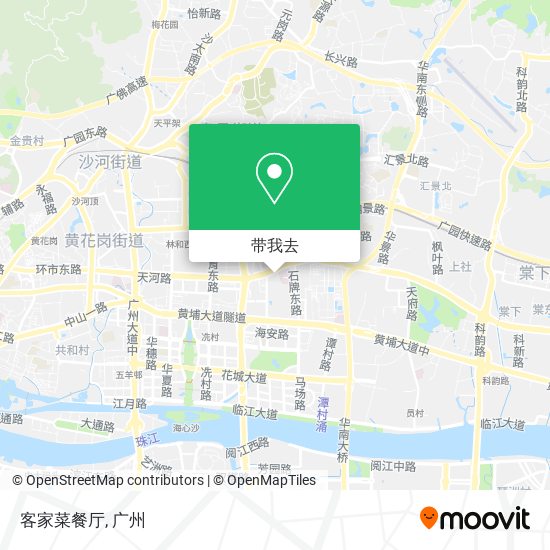 客家菜餐厅地图