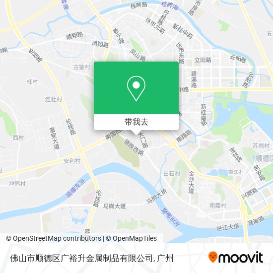 佛山市顺德区广裕升金属制品有限公司地图