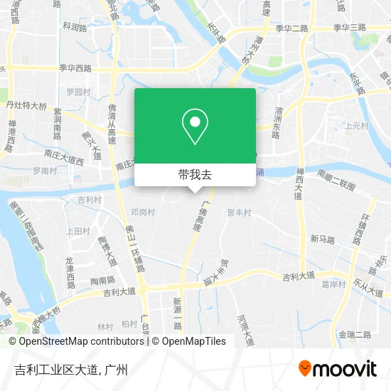 吉利工业区大道地图