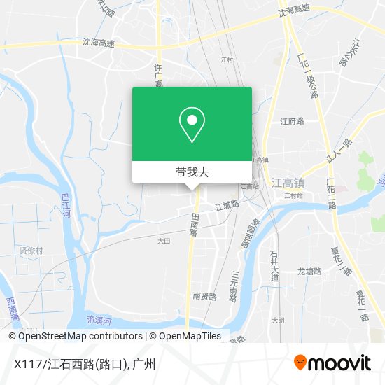 X117/江石西路(路口)地图