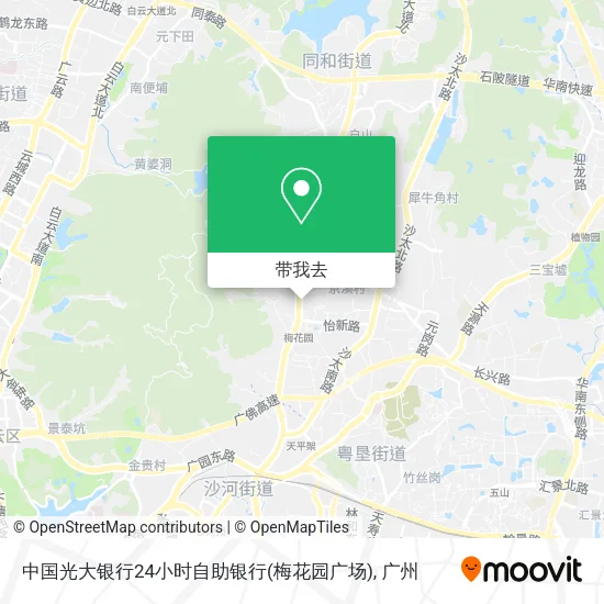中国光大银行24小时自助银行(梅花园广场)地图