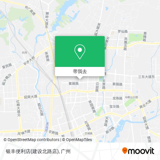 银丰便利店(建设北路店)地图