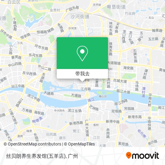 丝贝朗养生养发馆(五羊店)地图