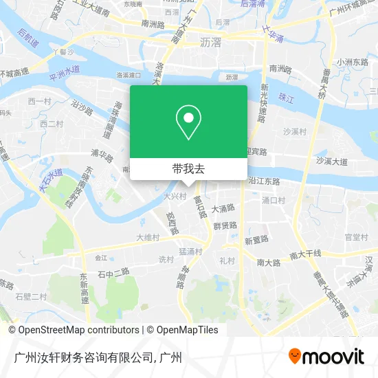 广州汝轩财务咨询有限公司地图