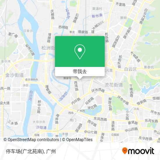 停车场(广北苑南)地图