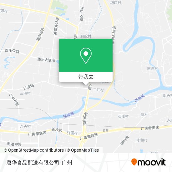 唐华食品配送有限公司地图