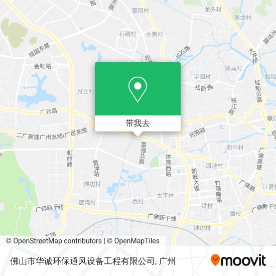 佛山市华诚环保通风设备工程有限公司地图
