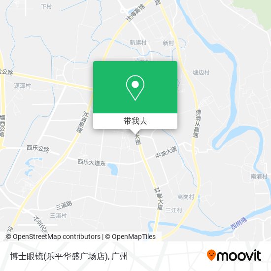 博士眼镜(乐平华盛广场店)地图
