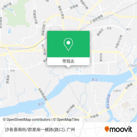 沙巷唐南街/群星南一横路(路口)地图