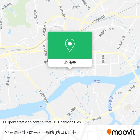 沙巷唐南街/群星南一横路(路口)地图