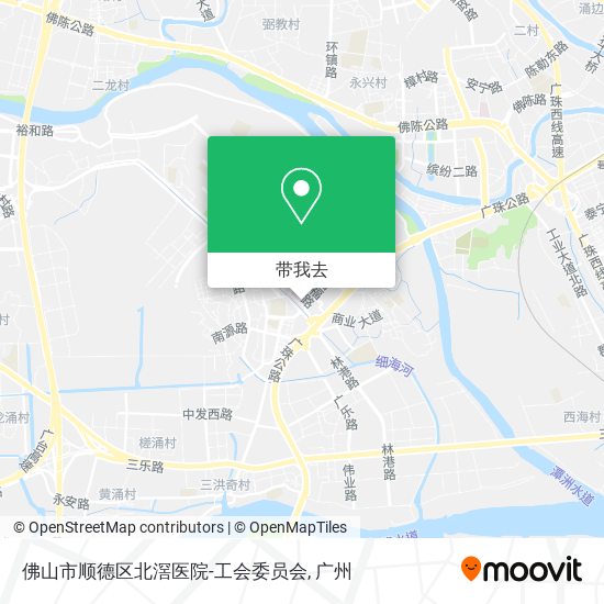 佛山市顺德区北滘医院-工会委员会地图