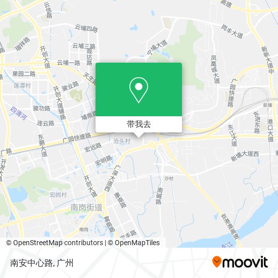 南安中心路地图