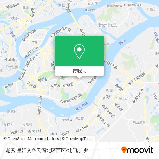 越秀·星汇文华天裔北区西区-北门地图