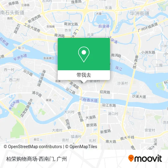 柏荣购物商场-西南门地图