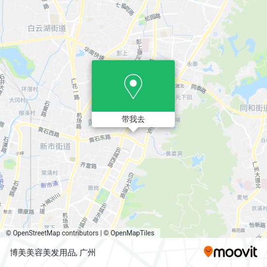 博美美容美发用品地图