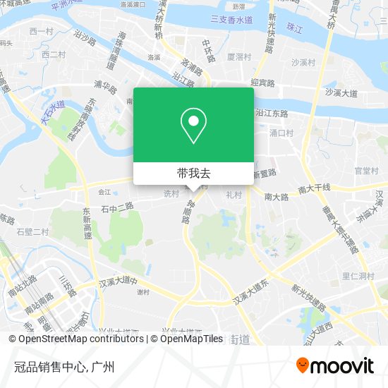 冠品销售中心地图