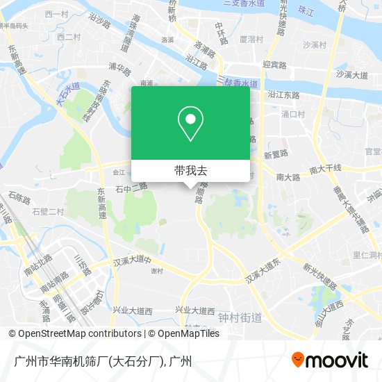 广州市华南机筛厂(大石分厂)地图