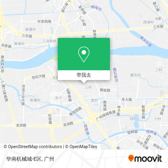 华南机械城-E区地图