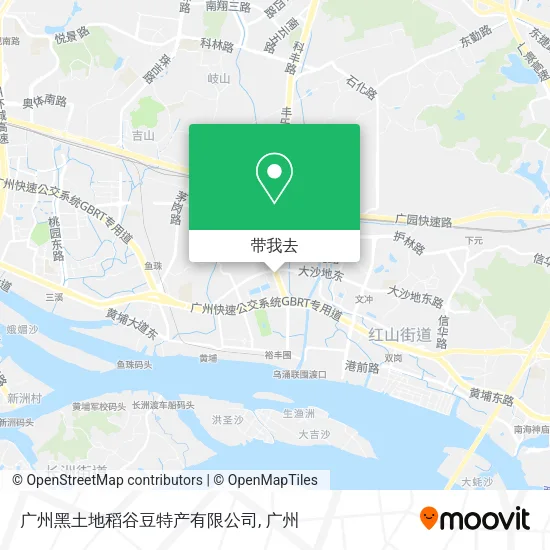 广州黑土地稻谷豆特产有限公司地图