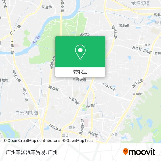 广州车源汽车贸易地图