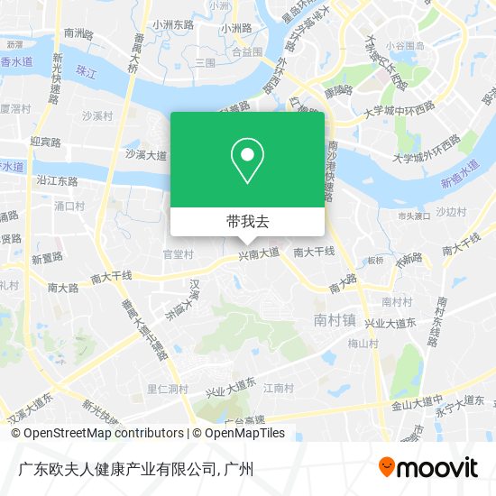 广东欧夫人健康产业有限公司地图