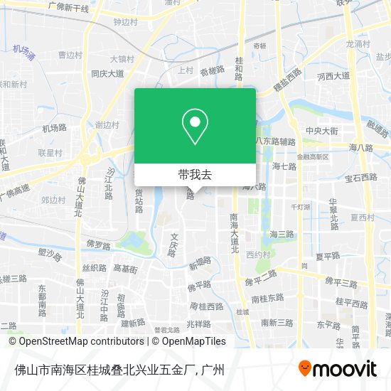 佛山市南海区桂城叠北兴业五金厂地图