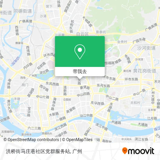 洪桥街马庄巷社区党群服务站地图