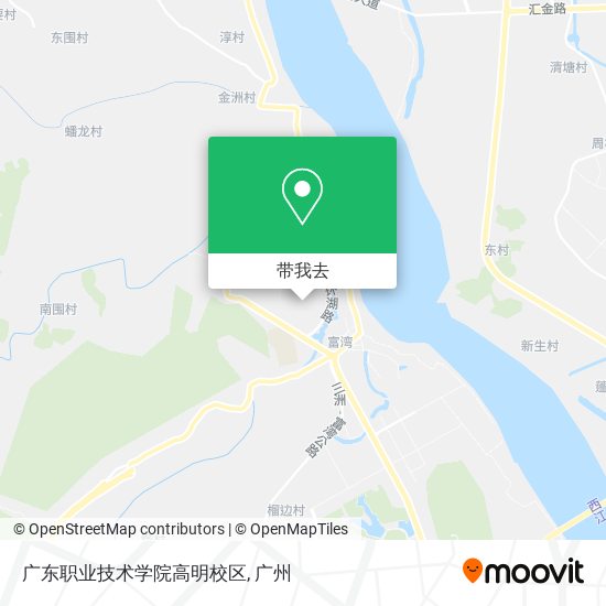 广东职业技术学院高明校区地图