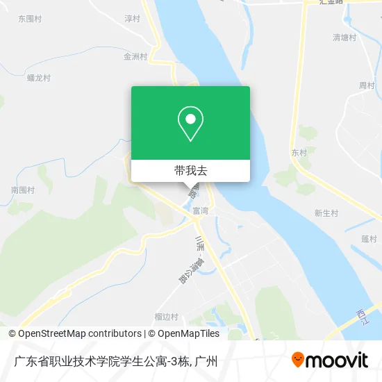 广东省职业技术学院学生公寓-3栋地图