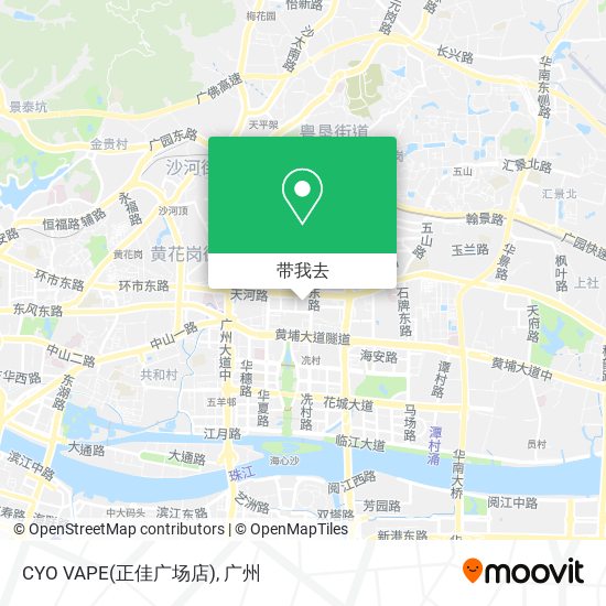 CYO VAPE(正佳广场店)地图