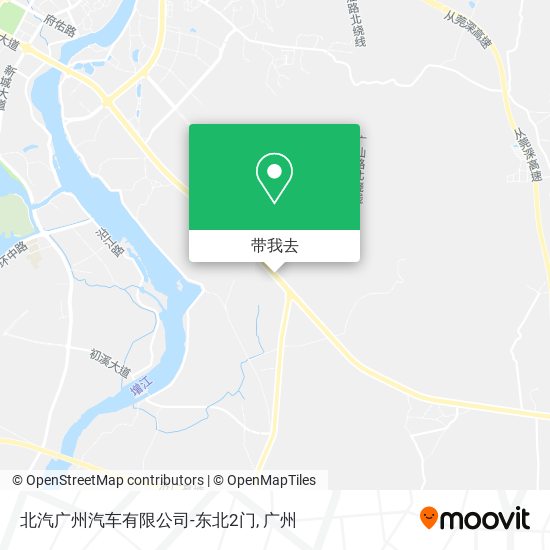 北汽广州汽车有限公司-东北2门地图
