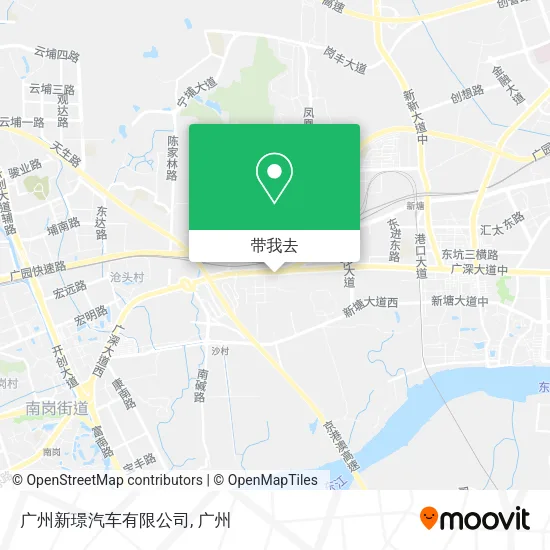 广州新璟汽车有限公司地图