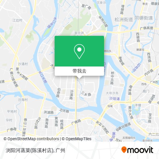 浏阳河蒸菜(陈溪村店)地图