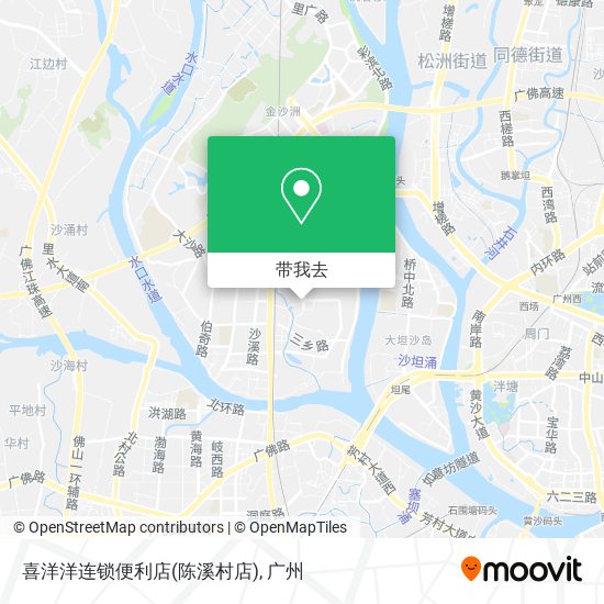 喜洋洋连锁便利店(陈溪村店)地图
