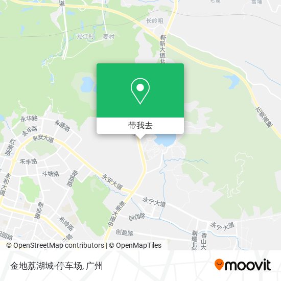 金地荔湖城-停车场地图