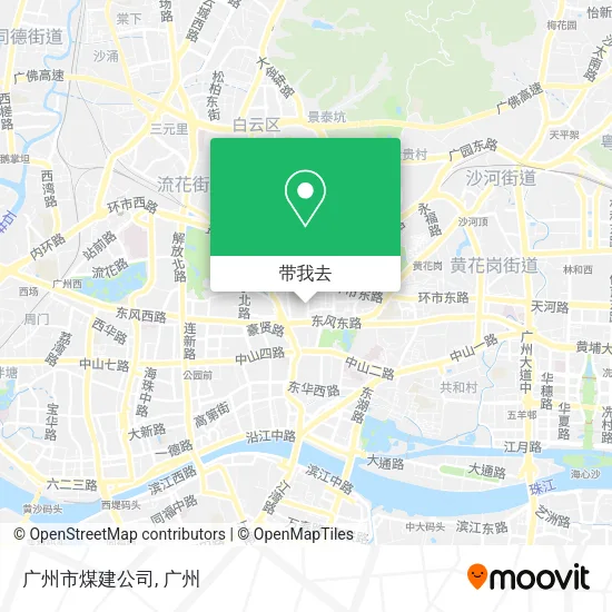 广州市煤建公司地图