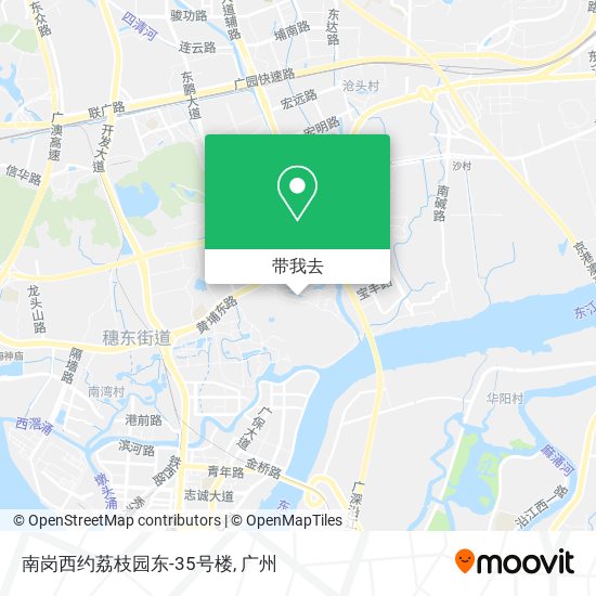 南岗西约荔枝园东-35号楼地图