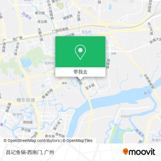 昌记鱼锅-西南门地图
