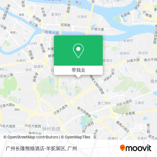 广州长隆熊猫酒店-羊驼展区地图