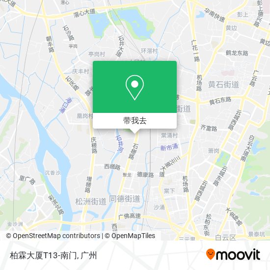 柏霖大厦T13-南门地图