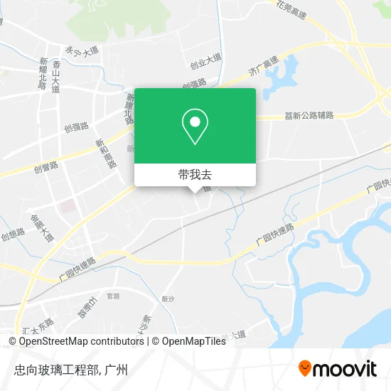 忠向玻璃工程部地图
